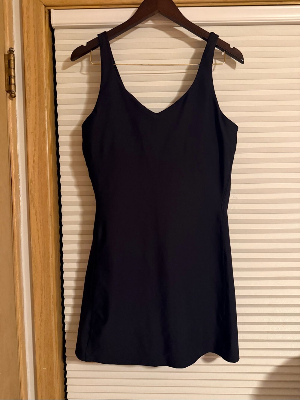 Old Navy V-Neck Active Black Dress with Skort/Shorts Sz L